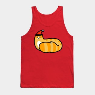 Fluffy Christmas Tabby Tank Top